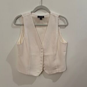 Slim-fit tuxedo vest in city crepe J Crew